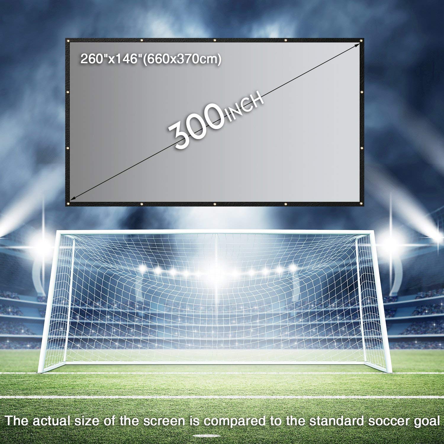 NIERBO Basic Series Rear Projector Screen 60300 Inches Projection