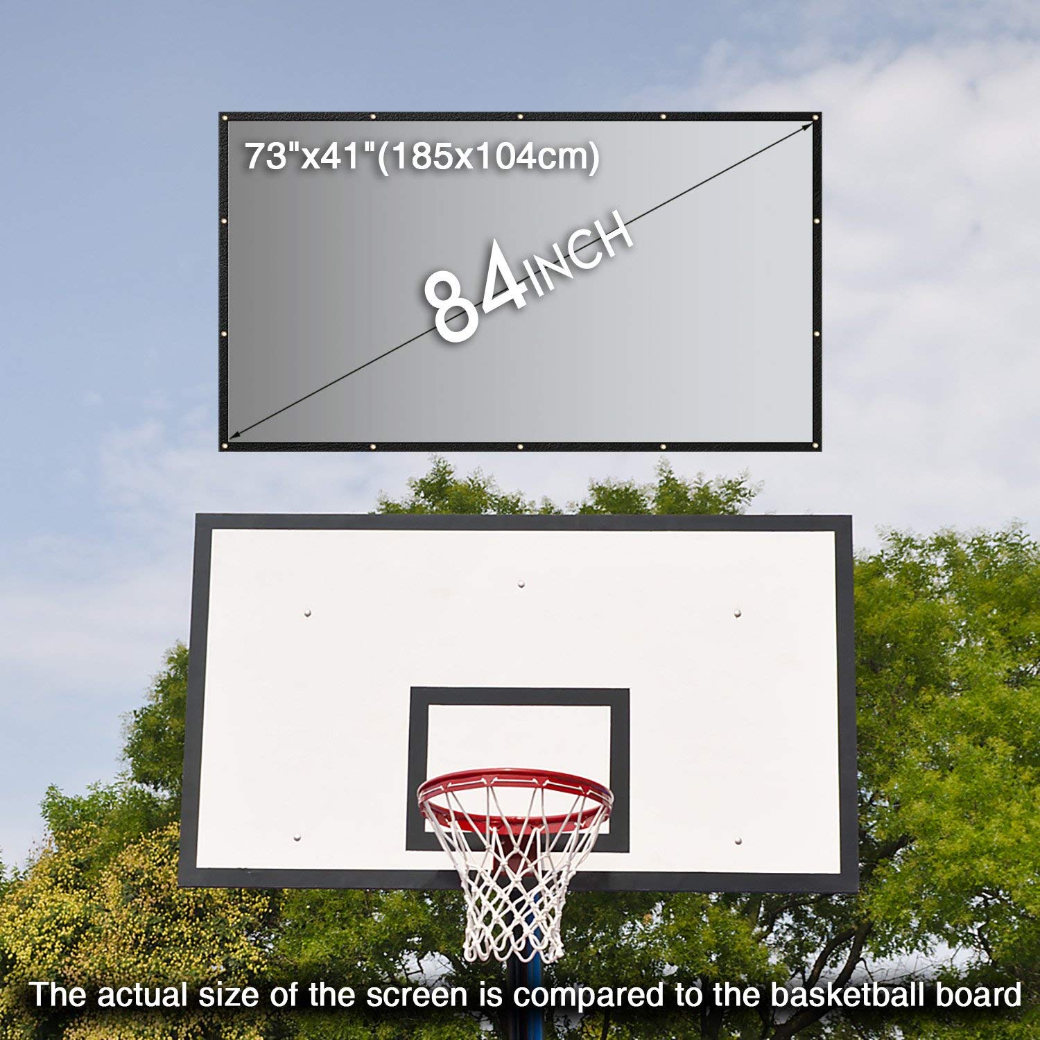 NIERBO Basic Series Rear Projector Screen 60300 Inches Projection