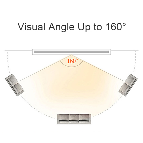 Wide Visual Angle Tabletop Projector Screen