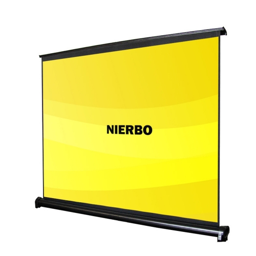 NIERBO Table Screen 40 Inches 50 Inches Desk Projector Screen 3D Full HD Portable Screen 4:3 Desk Projection Office Movie Beamer Theater