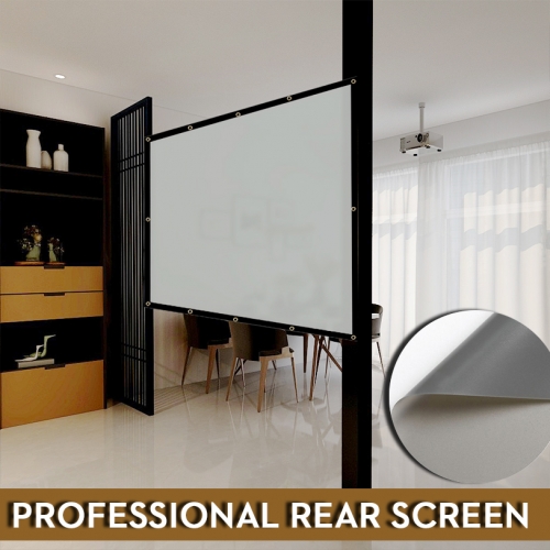 NIERBO Basic Series Rear Projector Screen 60-300 Inches Projection Movie Screen PVC Material Gain 2.1 for Indoor and Outdoor Use